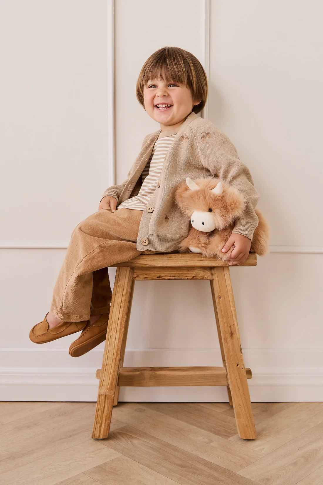 Snuggle Bunnies - Hilda The Highland Cow - Caramel