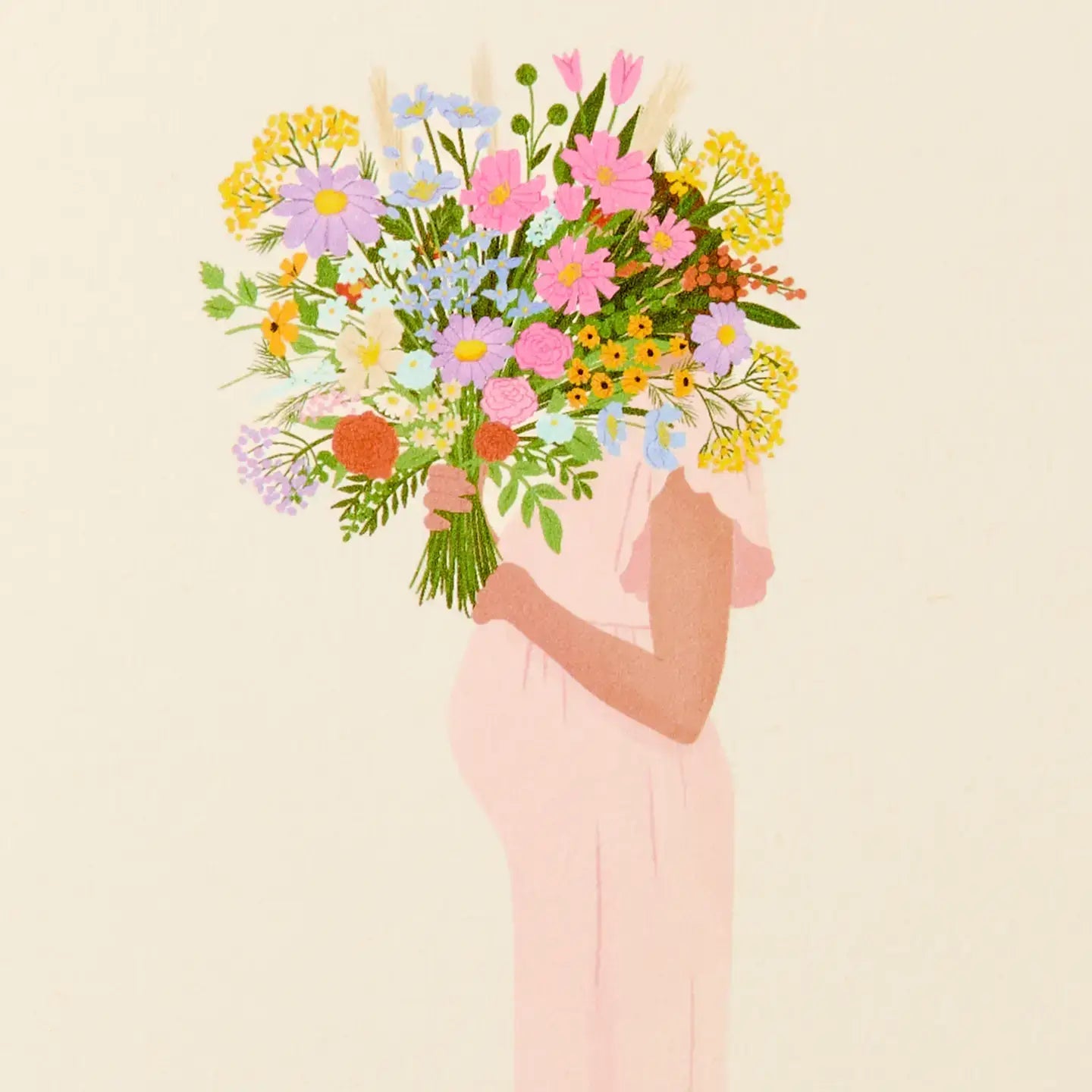 Baby Foil Greeting Card | Eco-Friendly, Illustrated, Blank