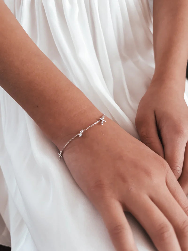 Grace Girls Silver Bracelet