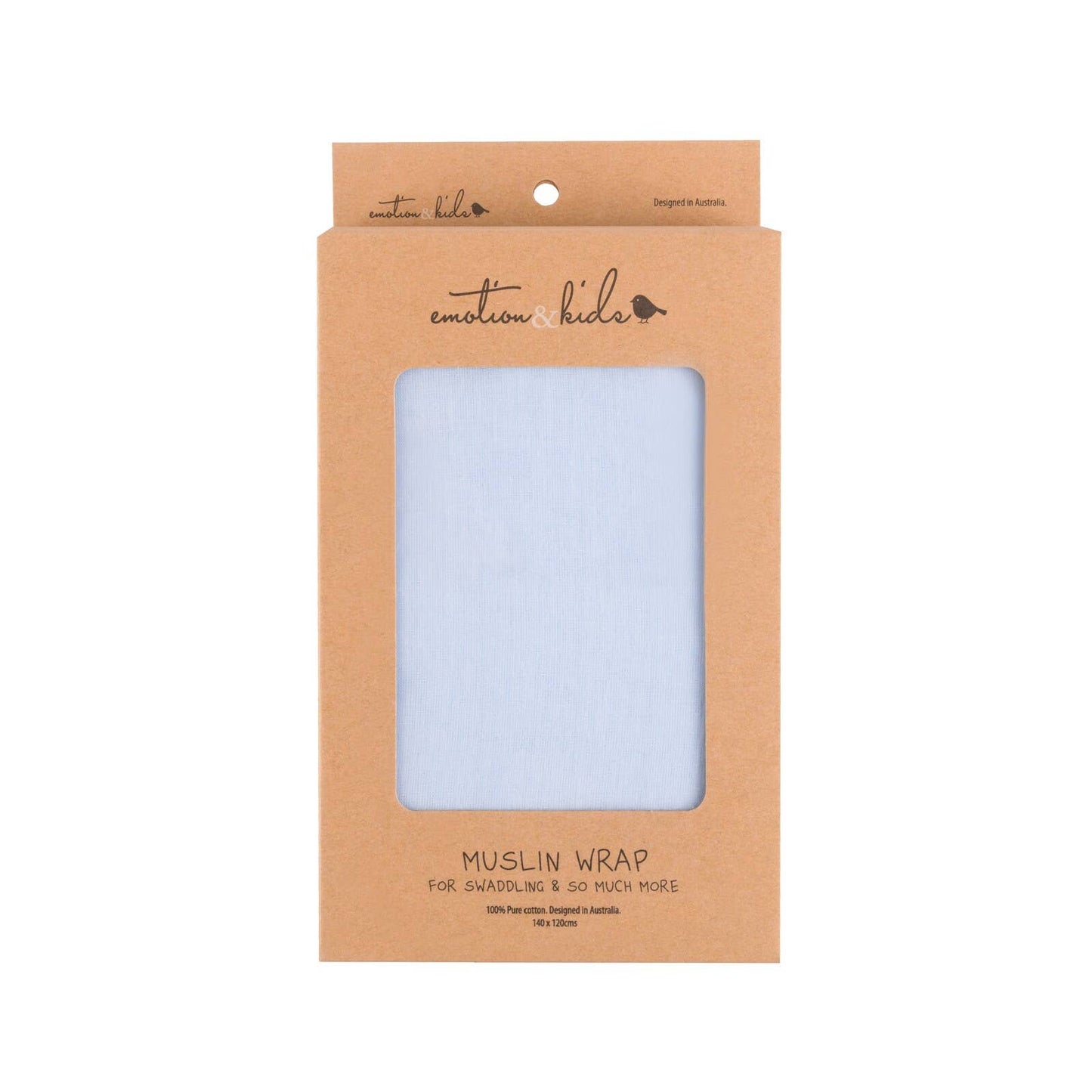 Pale Blue Muslin Swaddle