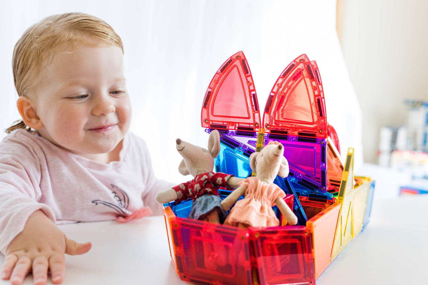 Learn & Grow Magnetic Tiles - Dome Pack (18 piece)