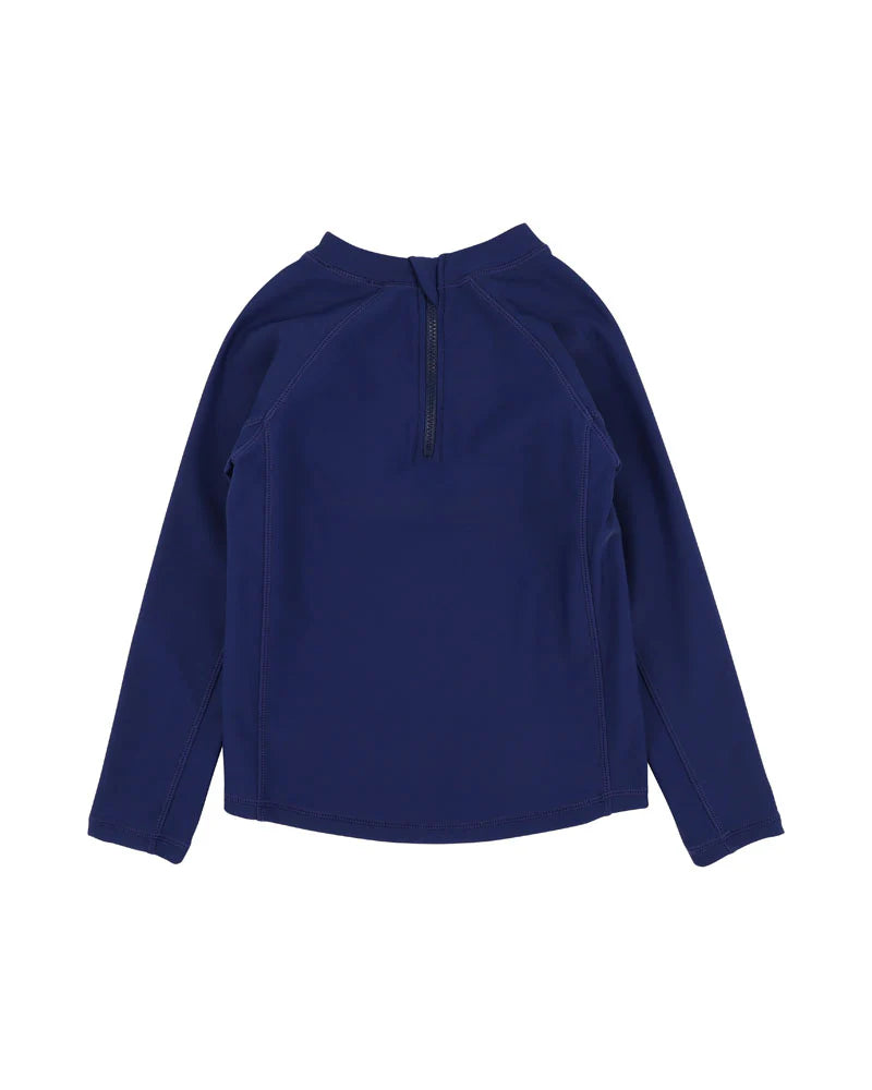 BOYS NAVY LS RASH TOP 1-7 YRS