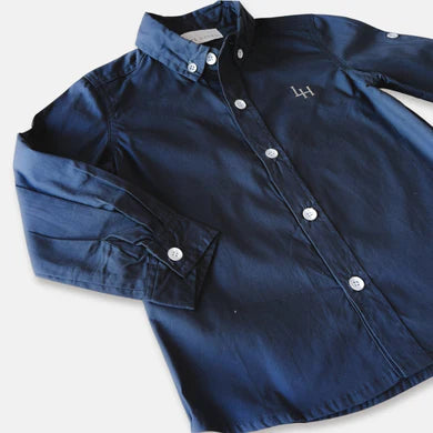 Boys Oxford Dress Shirt - Navy