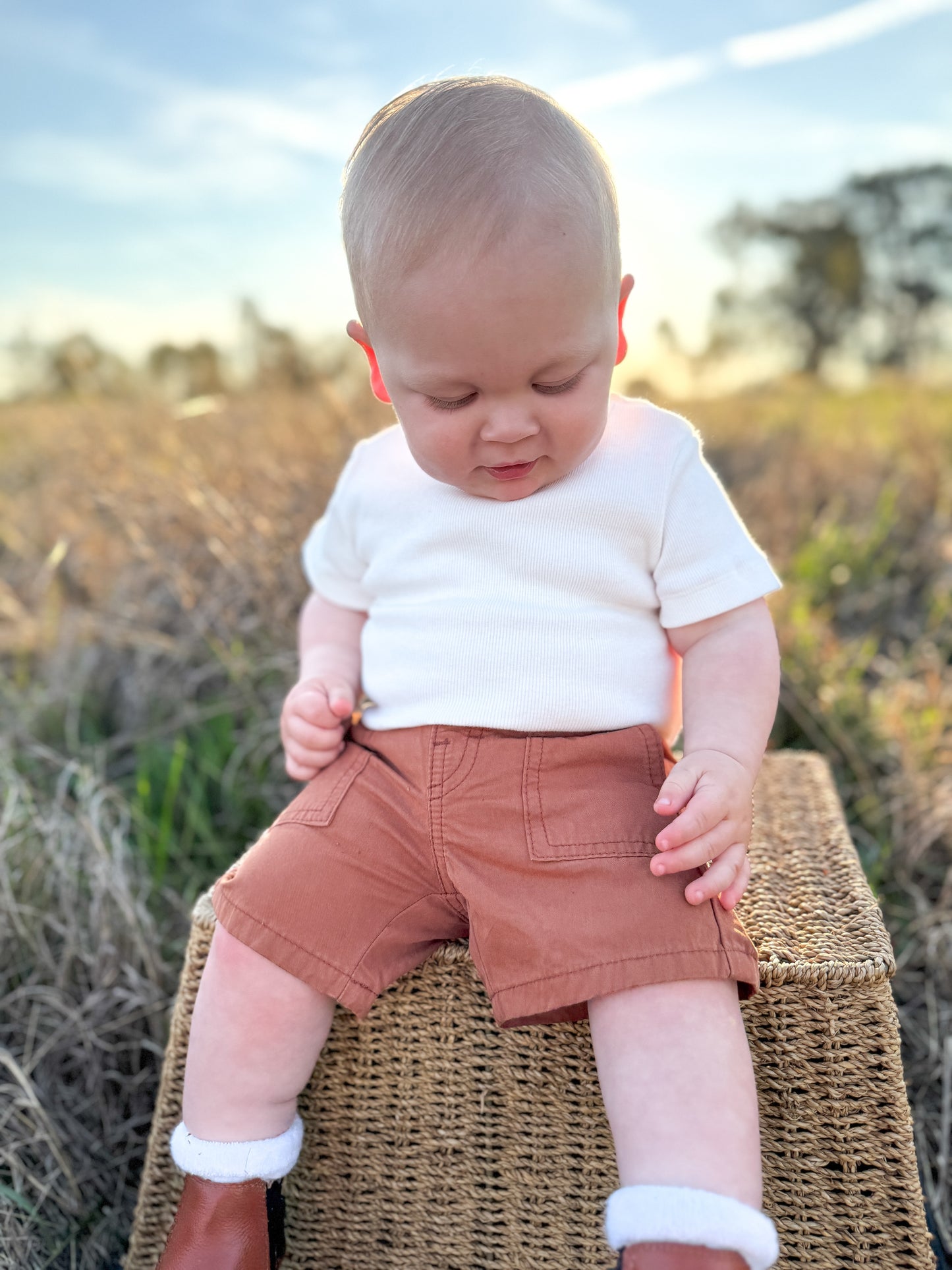 BOYS GINGERBREAD SHORTS