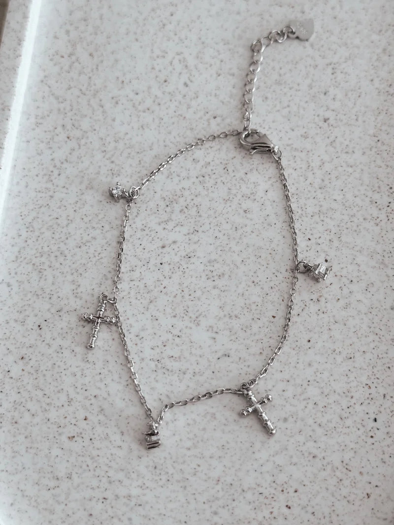 Grace Girls Silver Bracelet