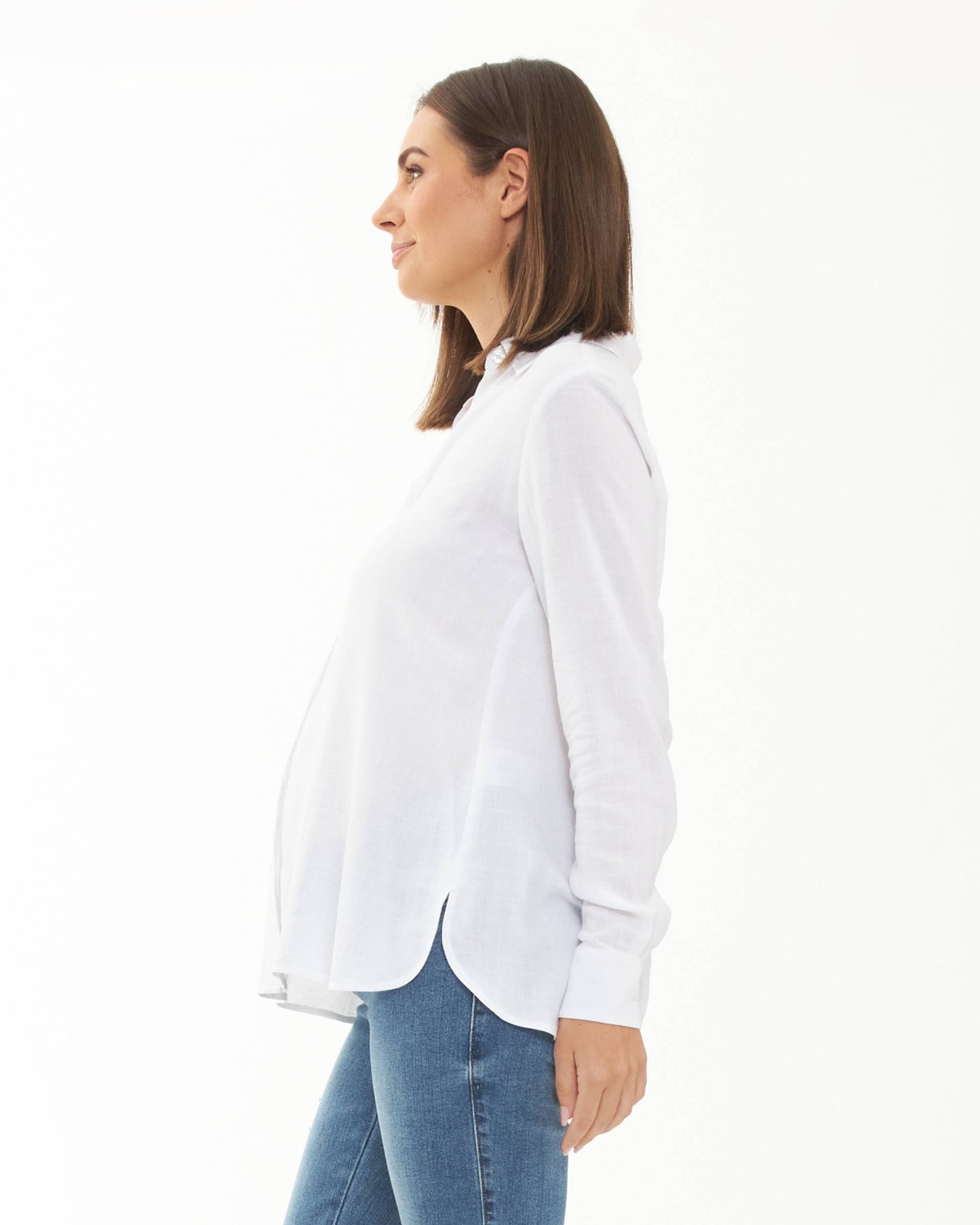 Clara Relaxed Shirt  White