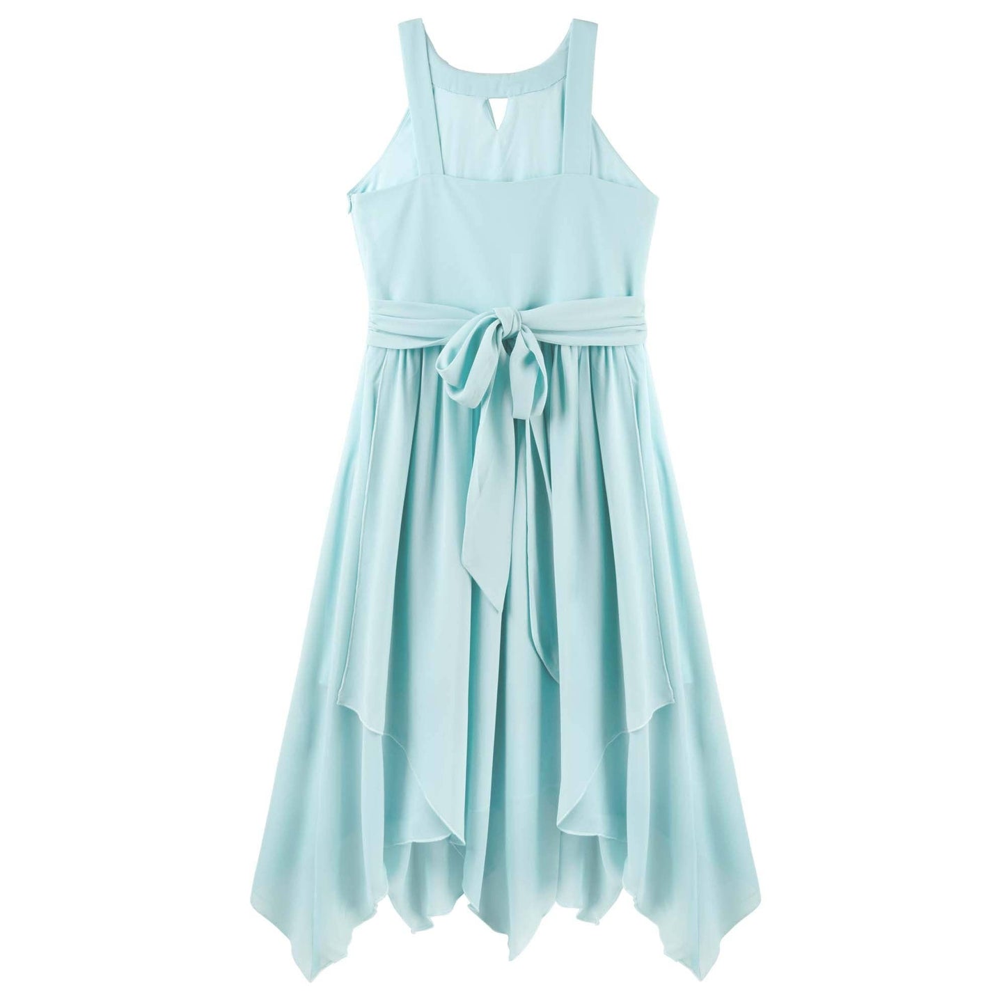 Angelene Panelled Dress - Aqua