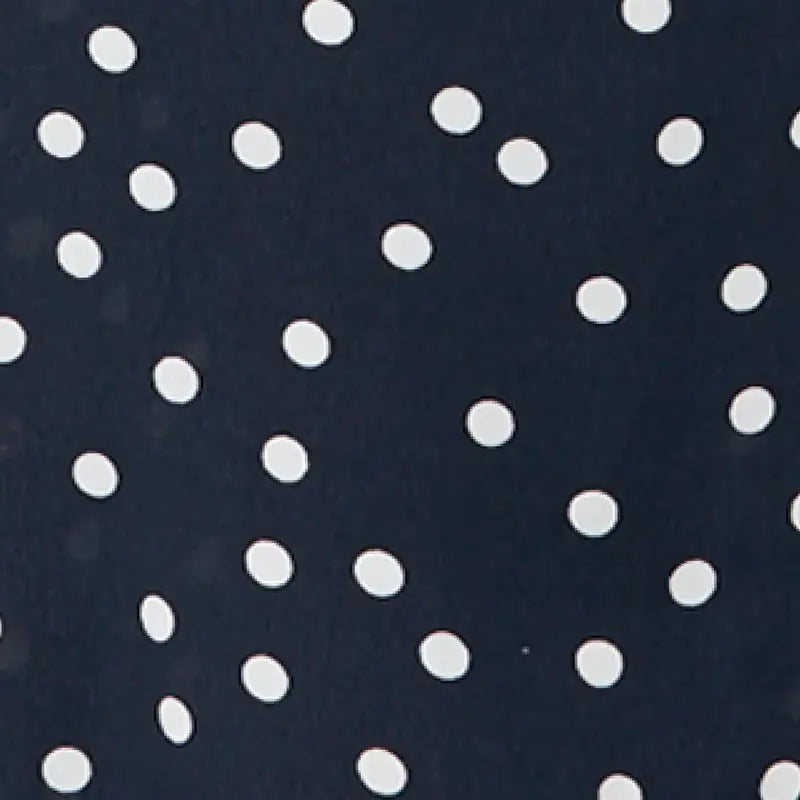 Spot Shirt Dress  Navy / White