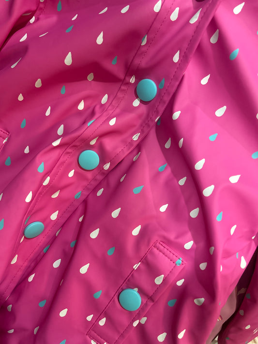 Tiny Dots Colour Changing Sherpa Lined Splash Jacket