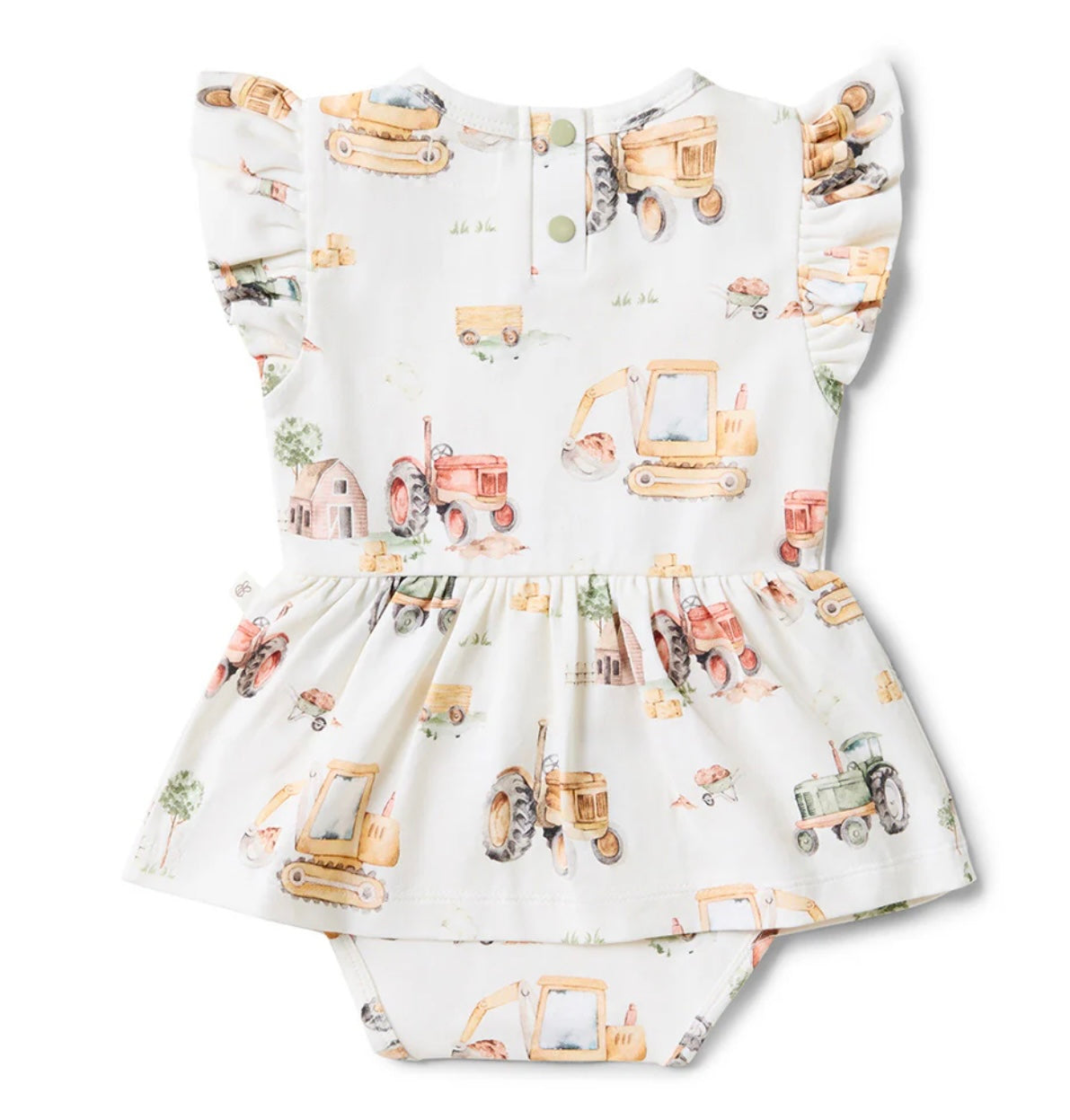 Diggers & Tractors Organic Dress