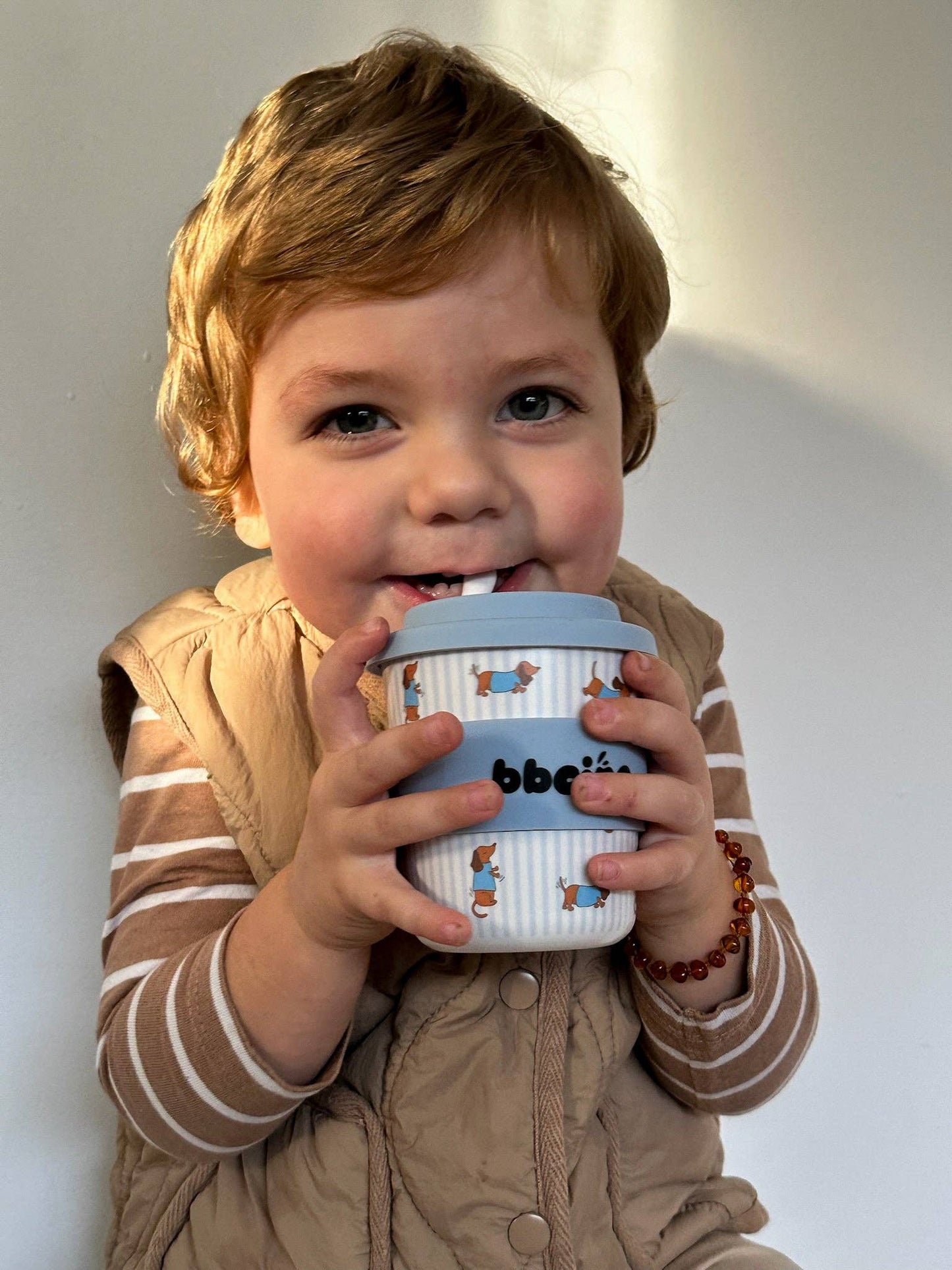 Dash in Blue Kids Keep Cup - 240ml (STRAW INCLUDED)