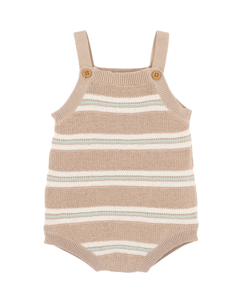 WILDLINGS STRIPE KNITTED ROMPER