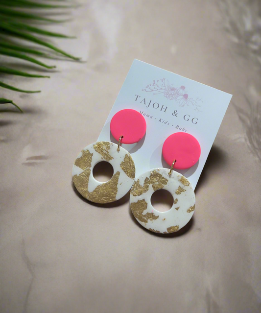Goldie Drops | Hot Pink