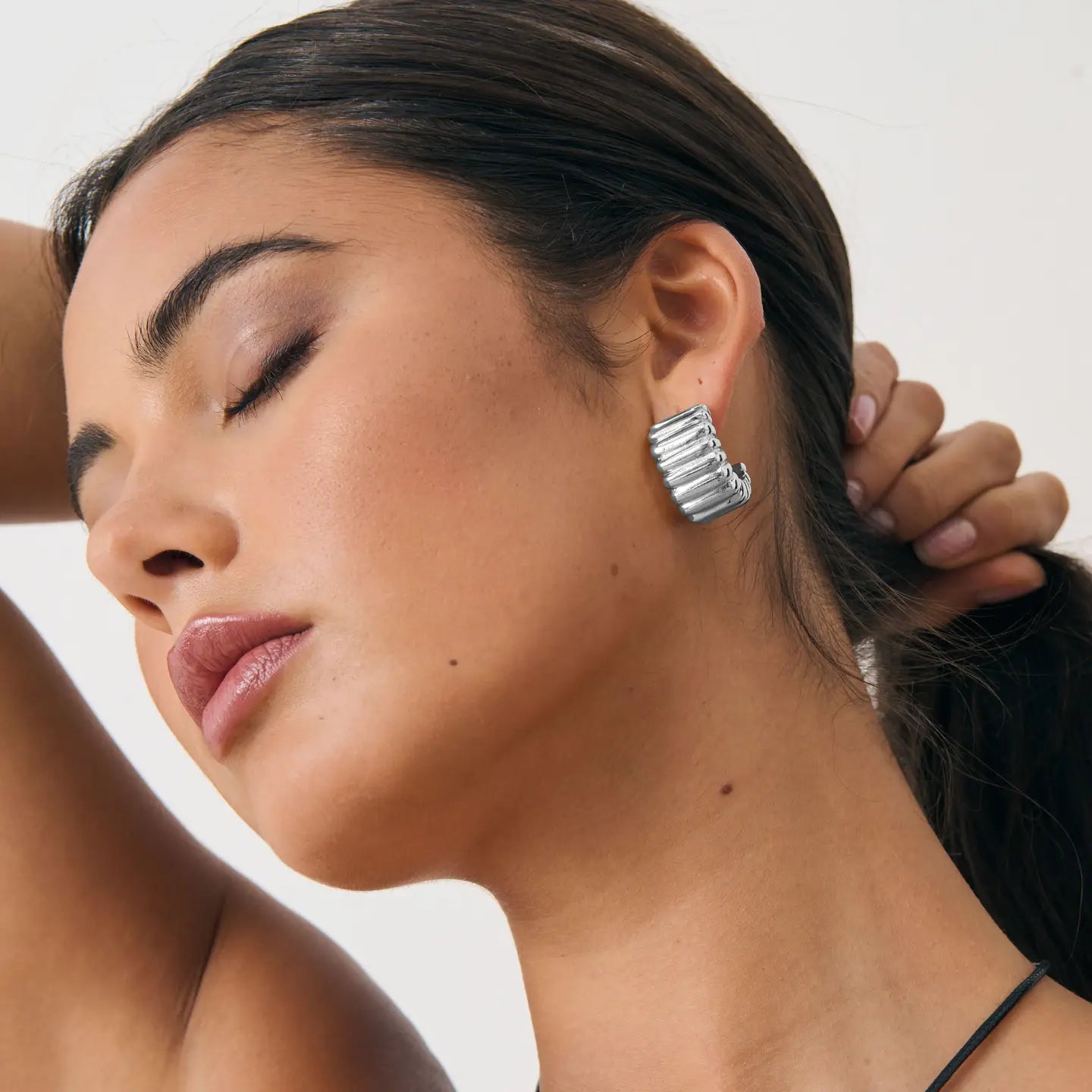 L&S Indira Silver Plated Earring