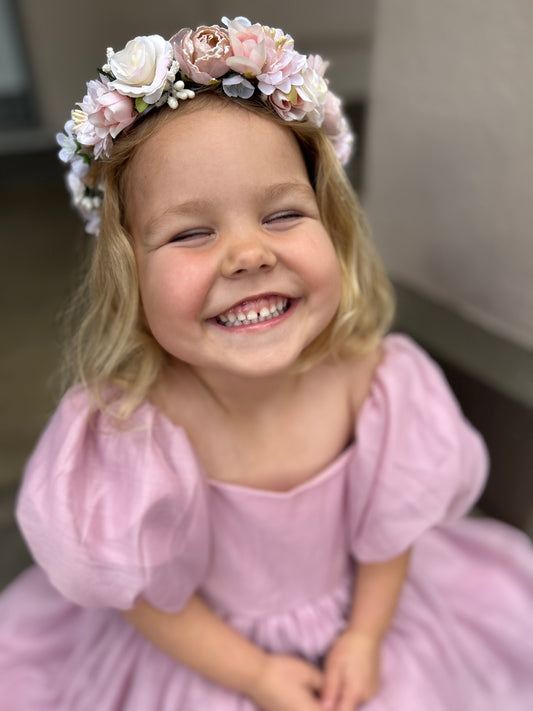 Tilly Girls Pastel Flower Crown