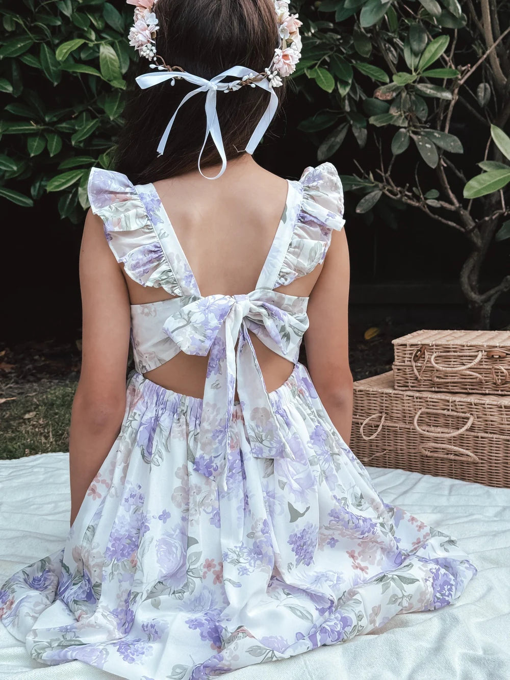 Leilani Girls Lilac Dress - Size 12