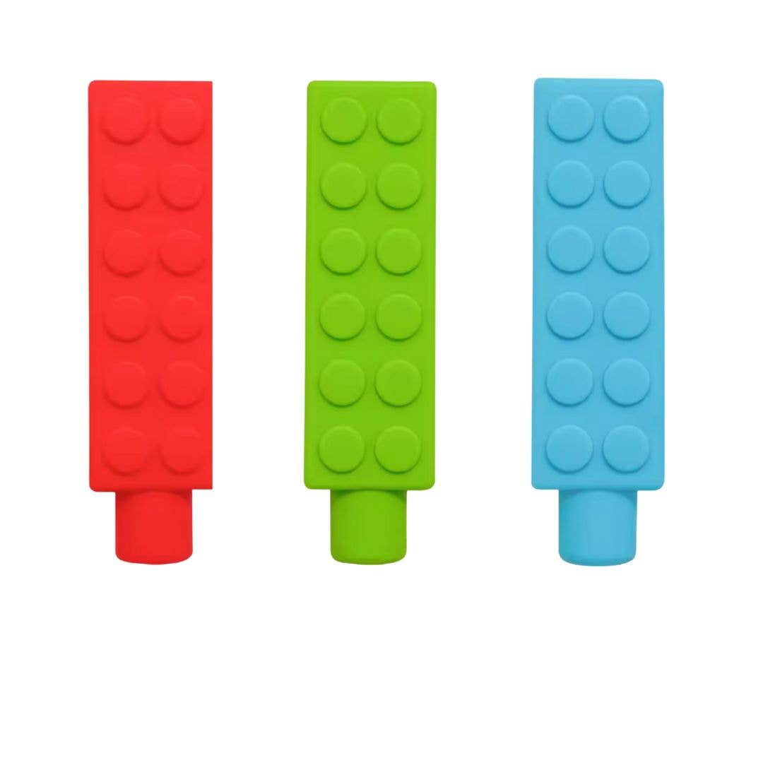 Silicone Sensory Pencil Toppers - Value 3 pack