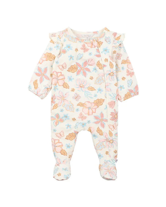 Starlette Print LS Zip Onesie
