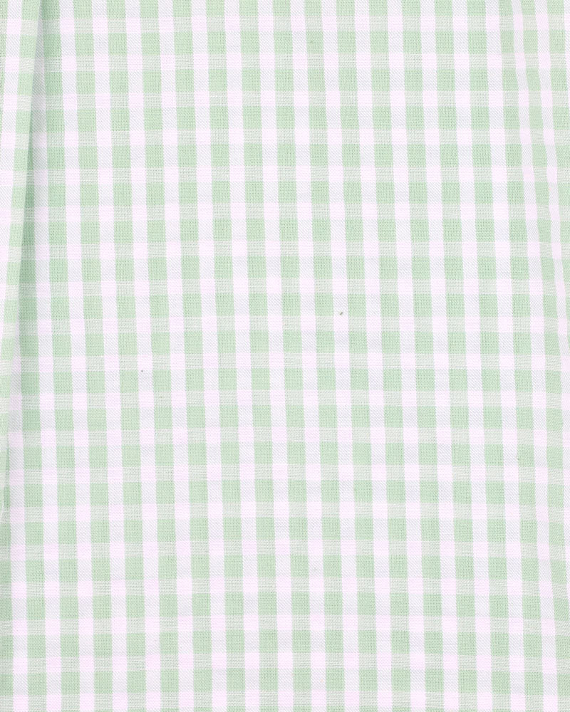 Roman Green Check SS Shirt