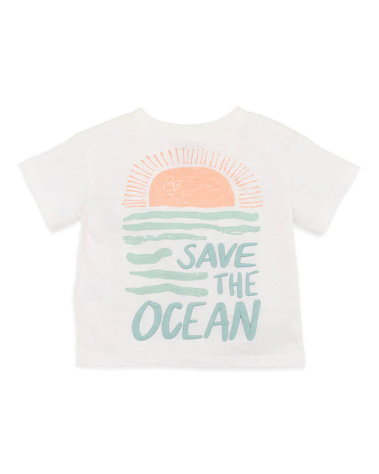 SURFS UP SAVE THE OCEAN TEE