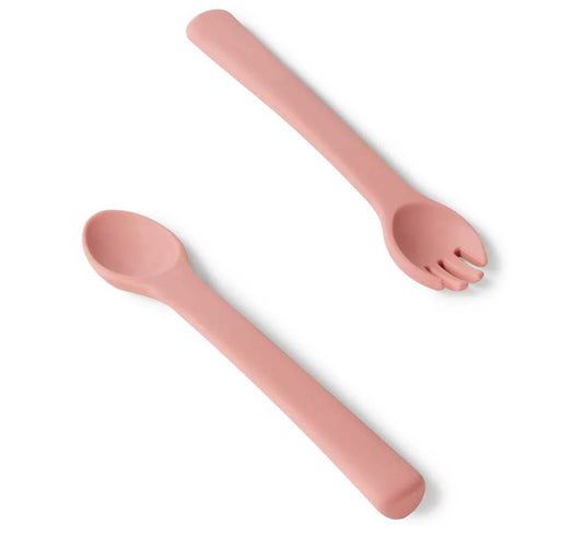Silicone Cutlery - Rose