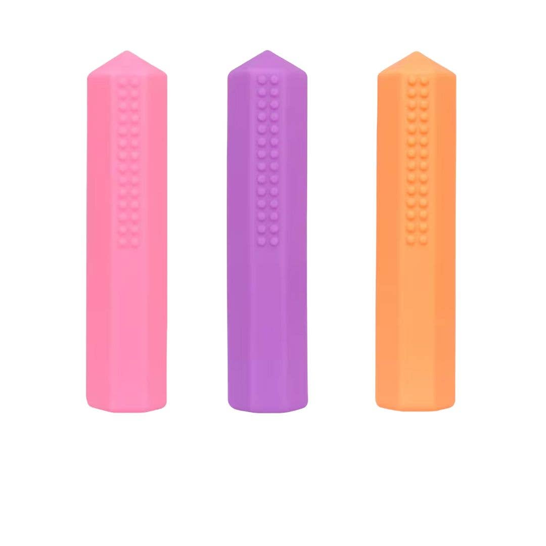 Silicone Sensory Pencil Toppers - Value 3 pack