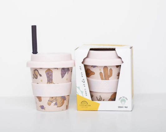 This ain’t Texas Babycino Cup 4oz – pink frost