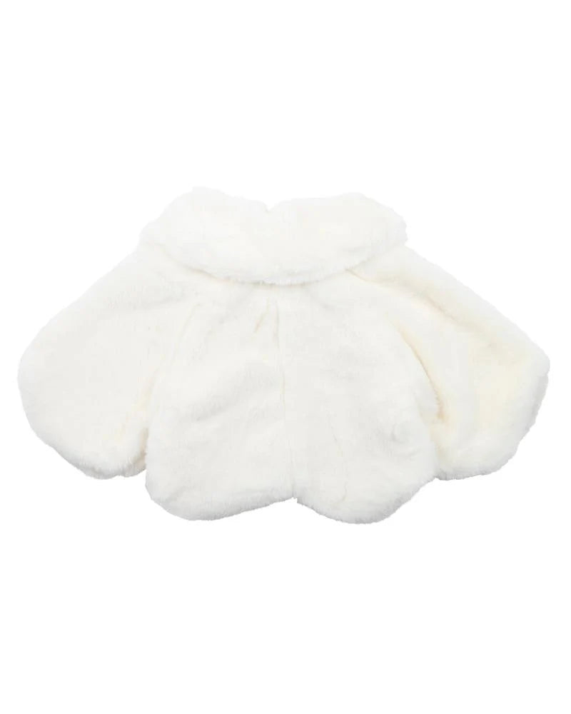 PETAL FAUX FUR JACKET - Size 2