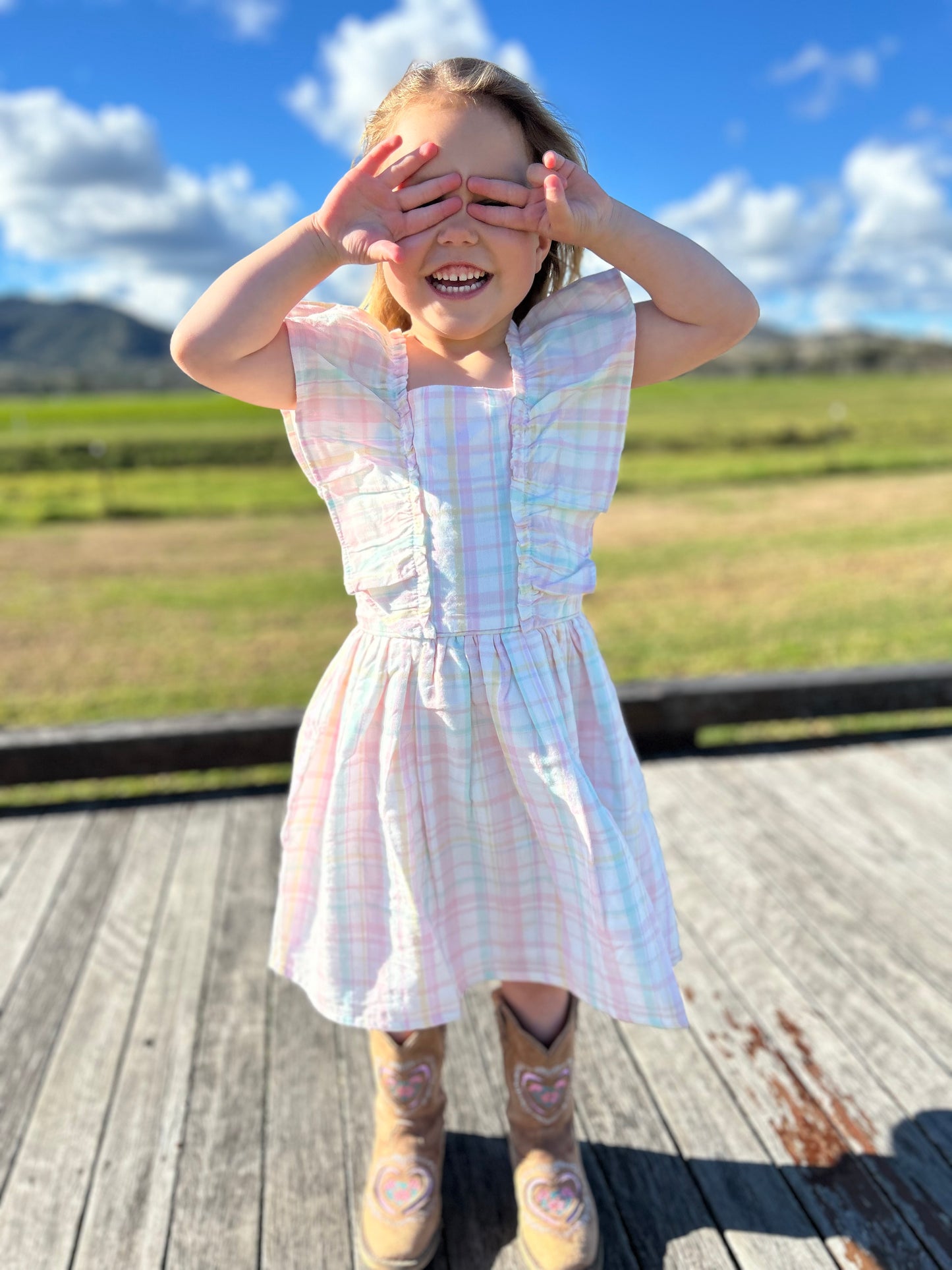 Madelyn Check Dress