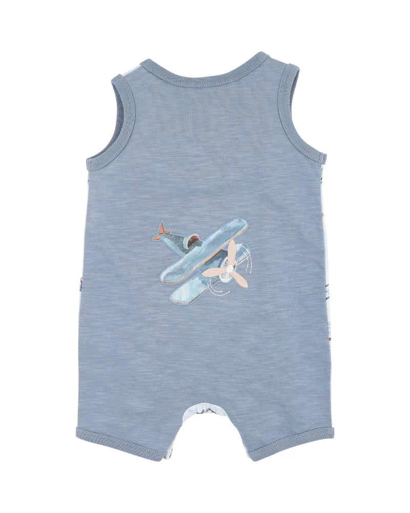 HARLAN PRINT AEROPLANE ROMPER