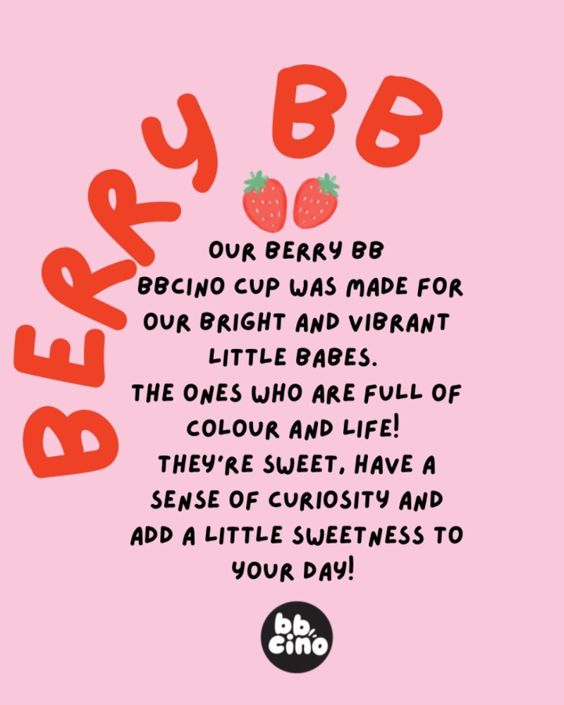 Berry BB Babycino Cup - 120ml (STRAW INCLUDED)