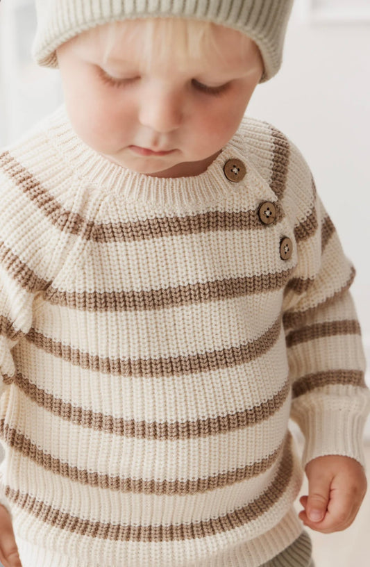 Frankie Jumper - Frankie Stripe Cashew