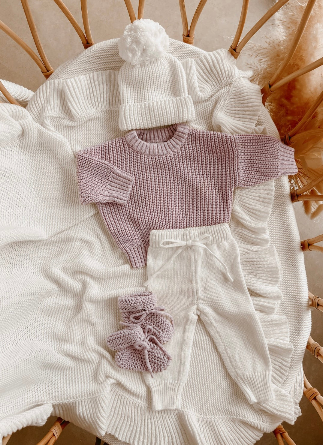 Mini Knit Sweater | Lavender