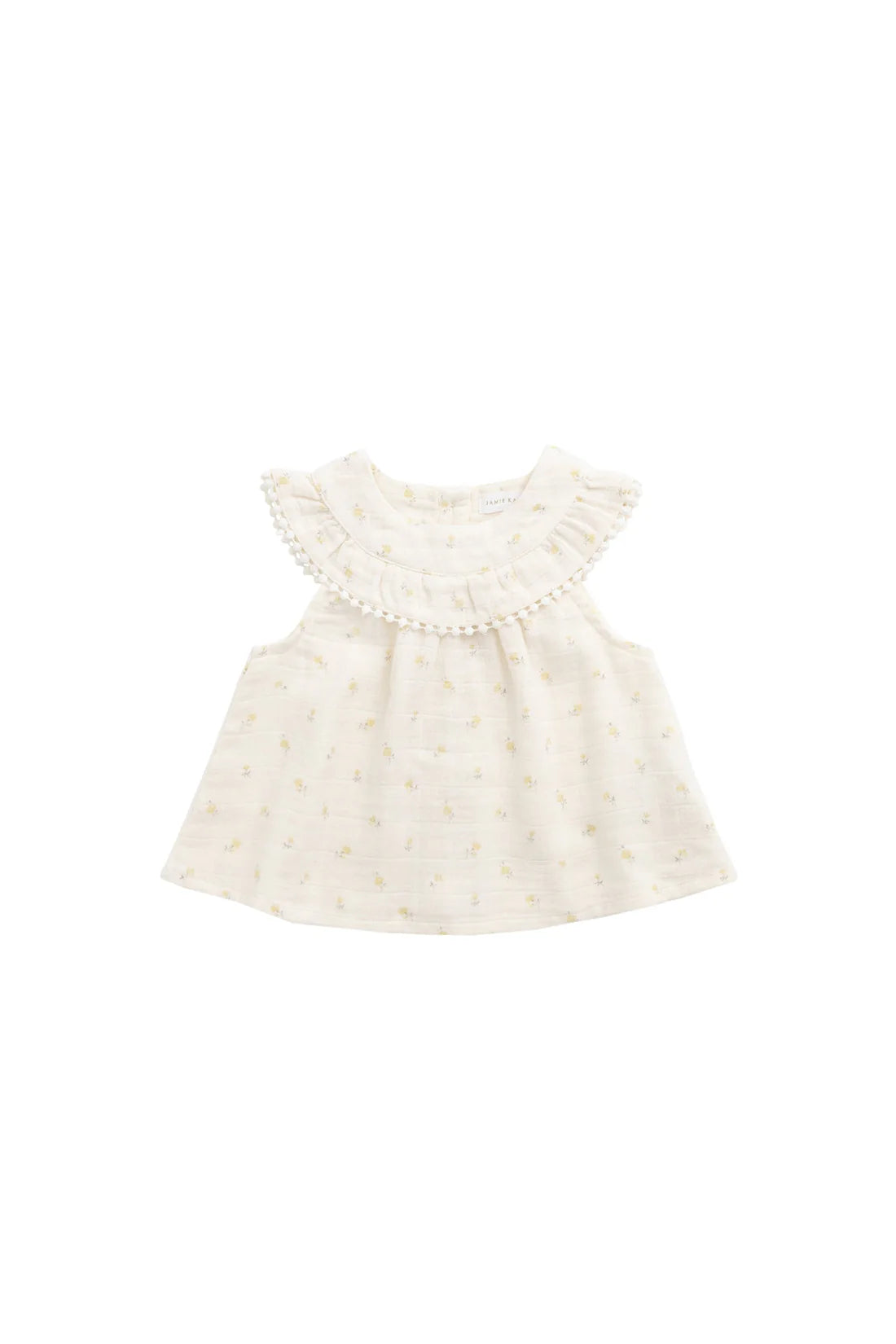 Organic Cotton Muslin Annalise Top - Vintage Ditsy