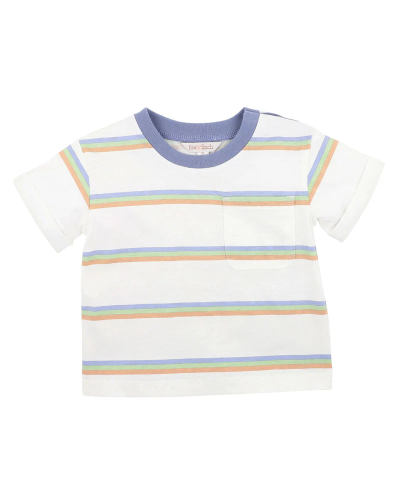 WILDLINGS STRIPE WHITE TEE