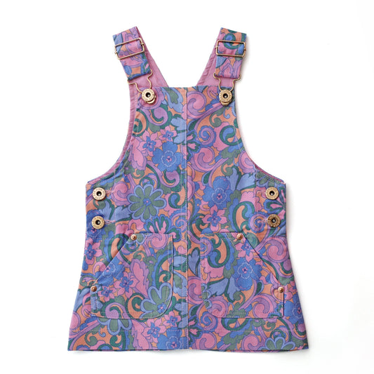 Hazel Pinafore Dress - PAISLEY