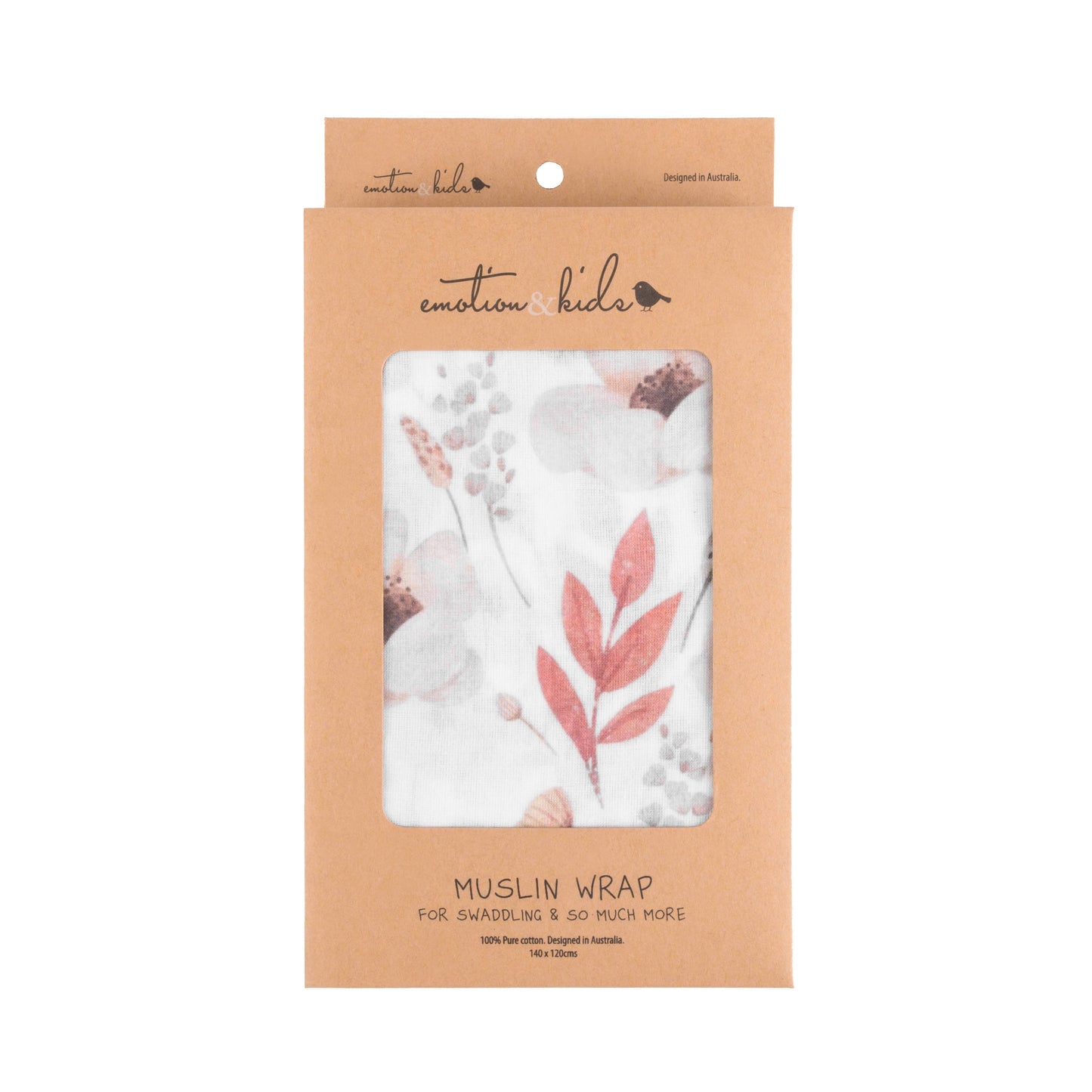 Boho Floral Muslin Wrap/Swaddle