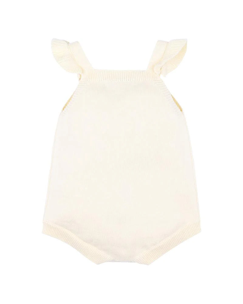 Palm Cover Crochet Flower Knitted Bodysuit