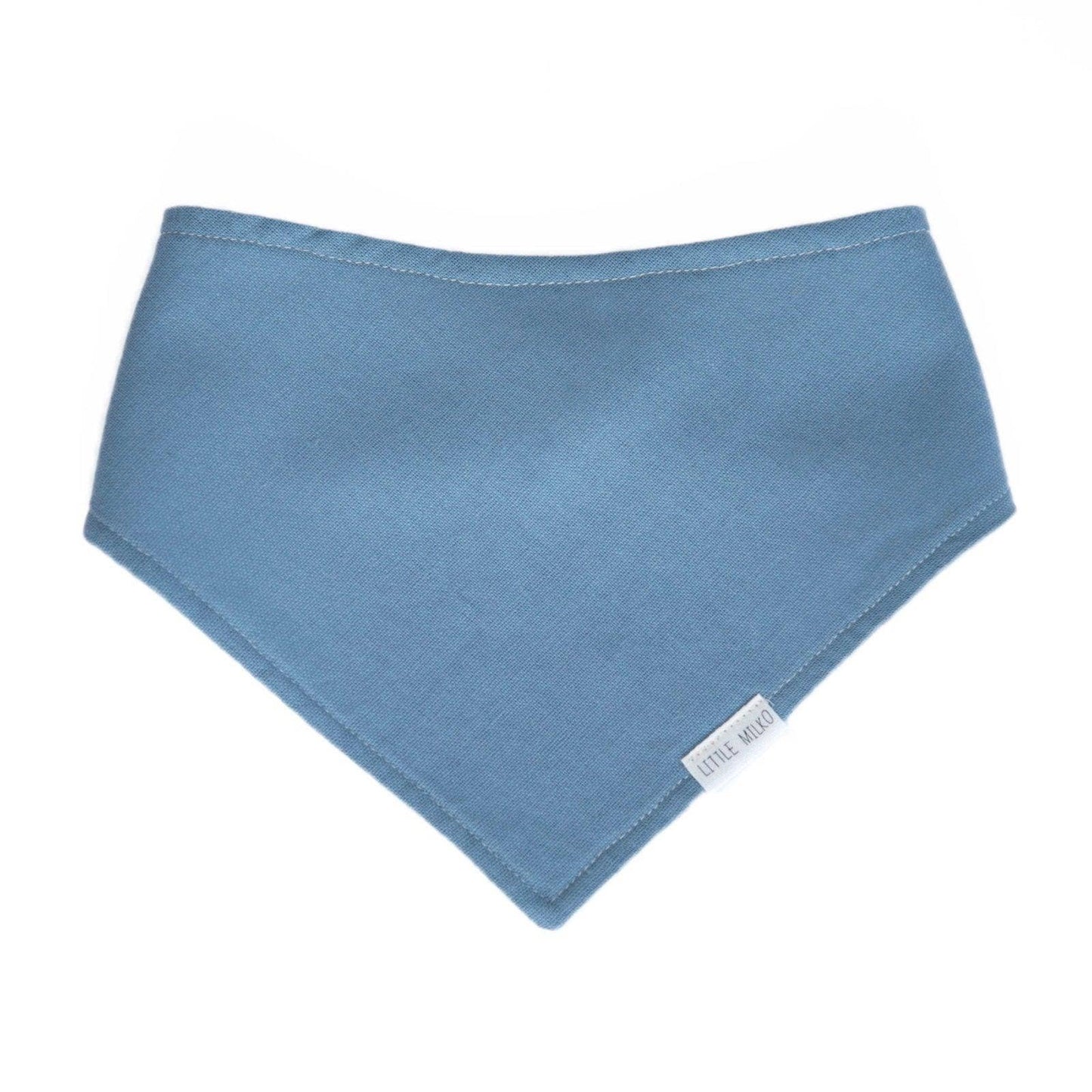Bandana Dribble Bib Linen | Blue