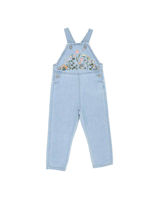 BOTANICA EMBROIDERED OVERALLS 3-5 YRS