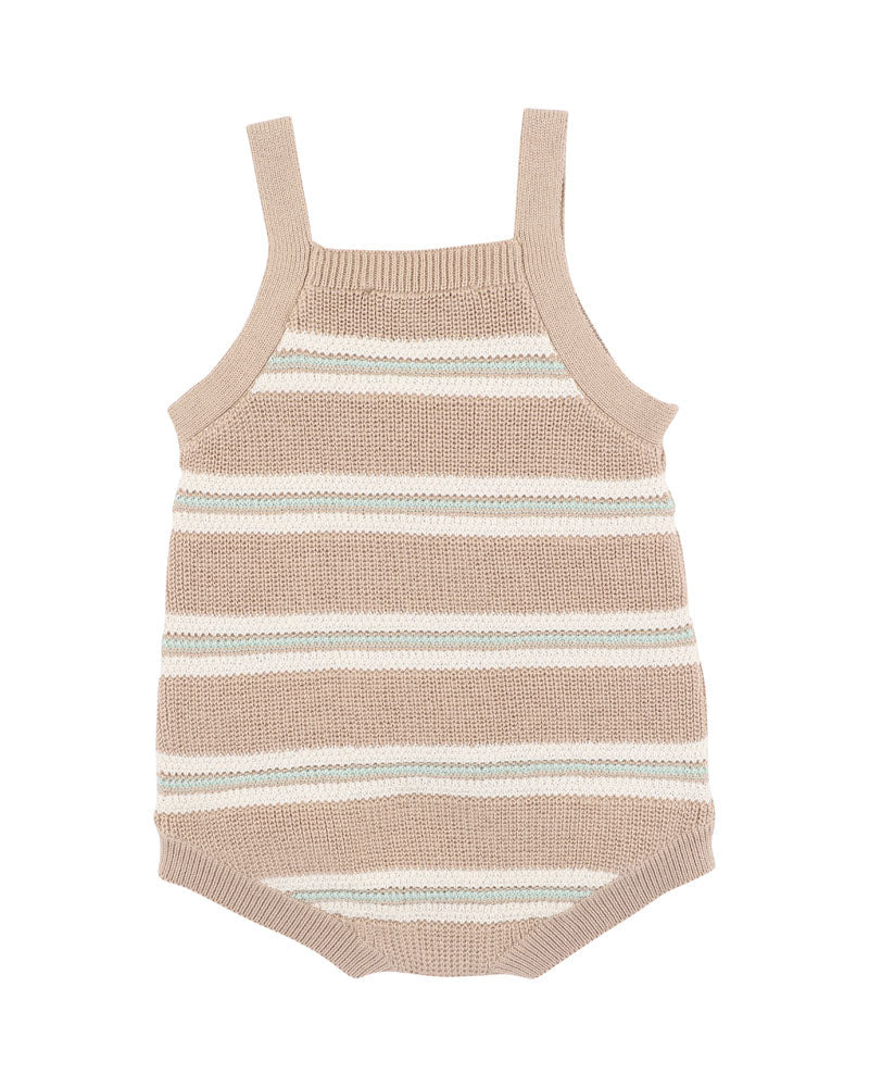 WILDLINGS STRIPE KNITTED ROMPER