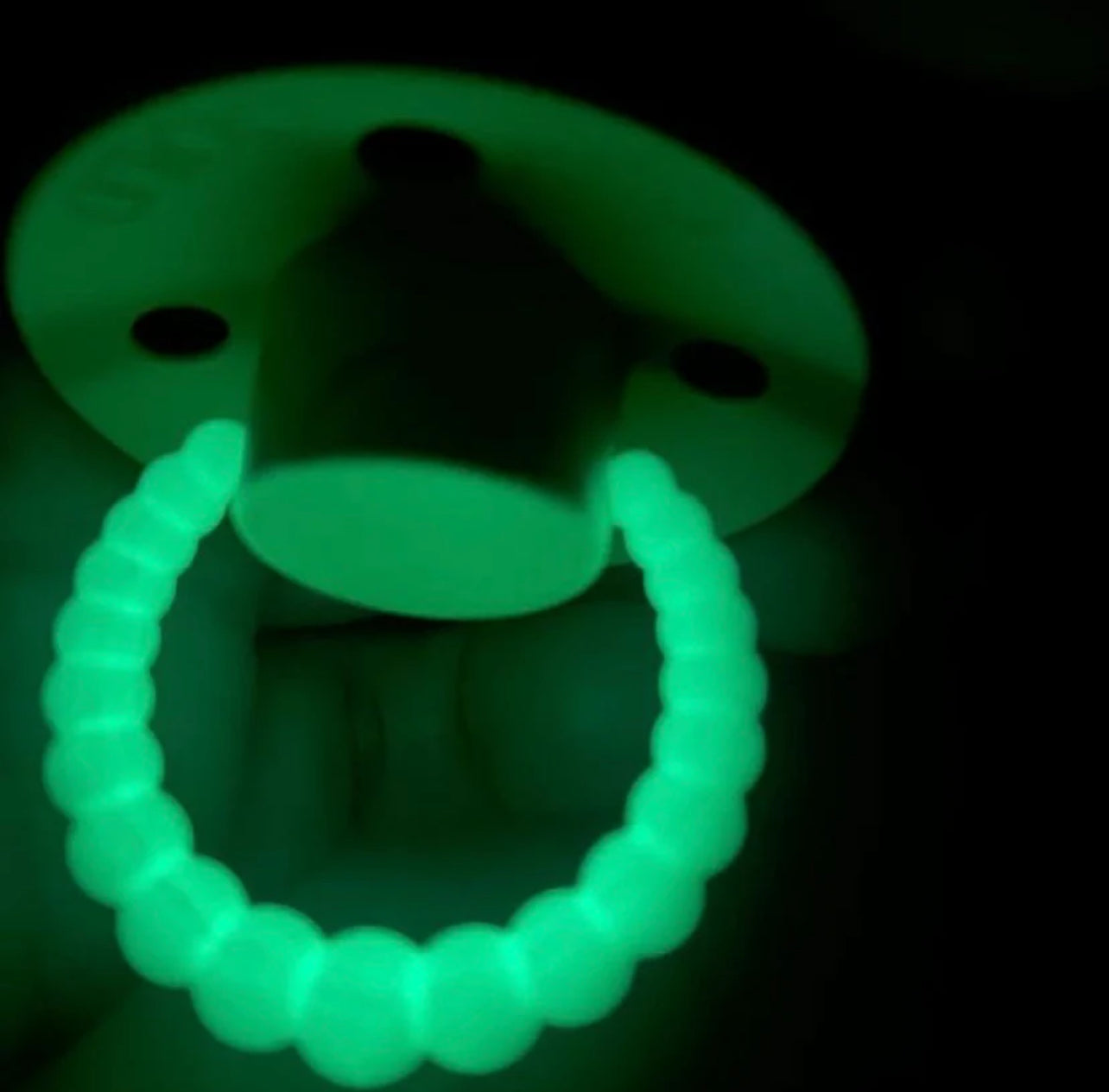 CMC Dummies GLOW In The Dark Range - Sage - Vented Teat