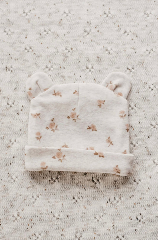 Newborn Jersey Beanie Patricia Oatmeal