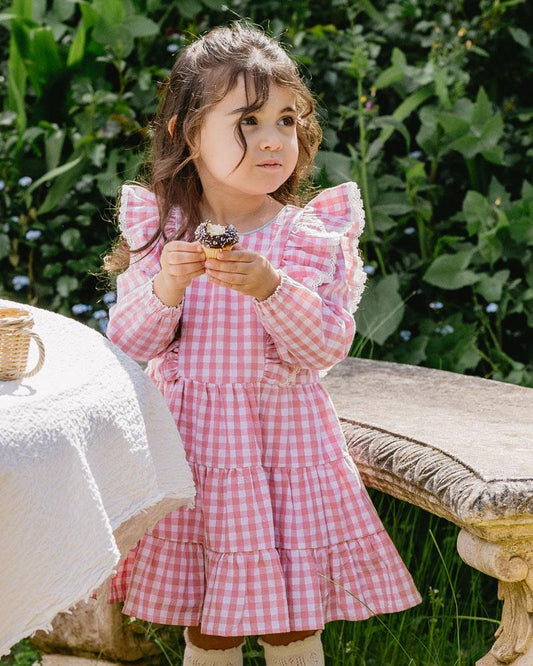 LYLA GINGHAM DRESS 3-7YRS