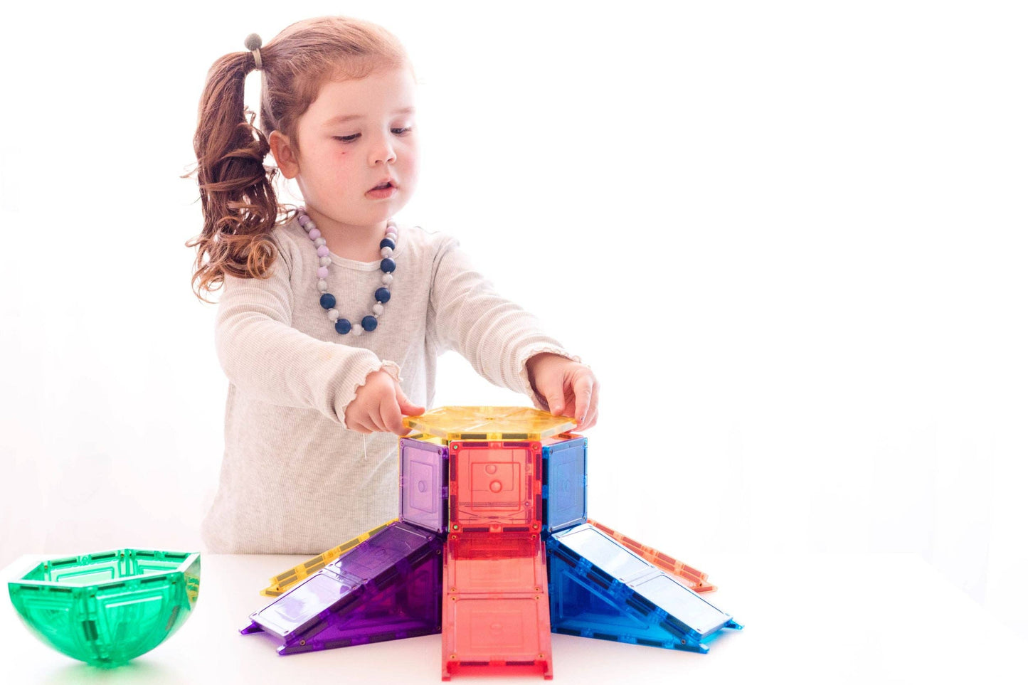 Learn & Grow Magnetic Tiles - Dome Pack (18 piece)