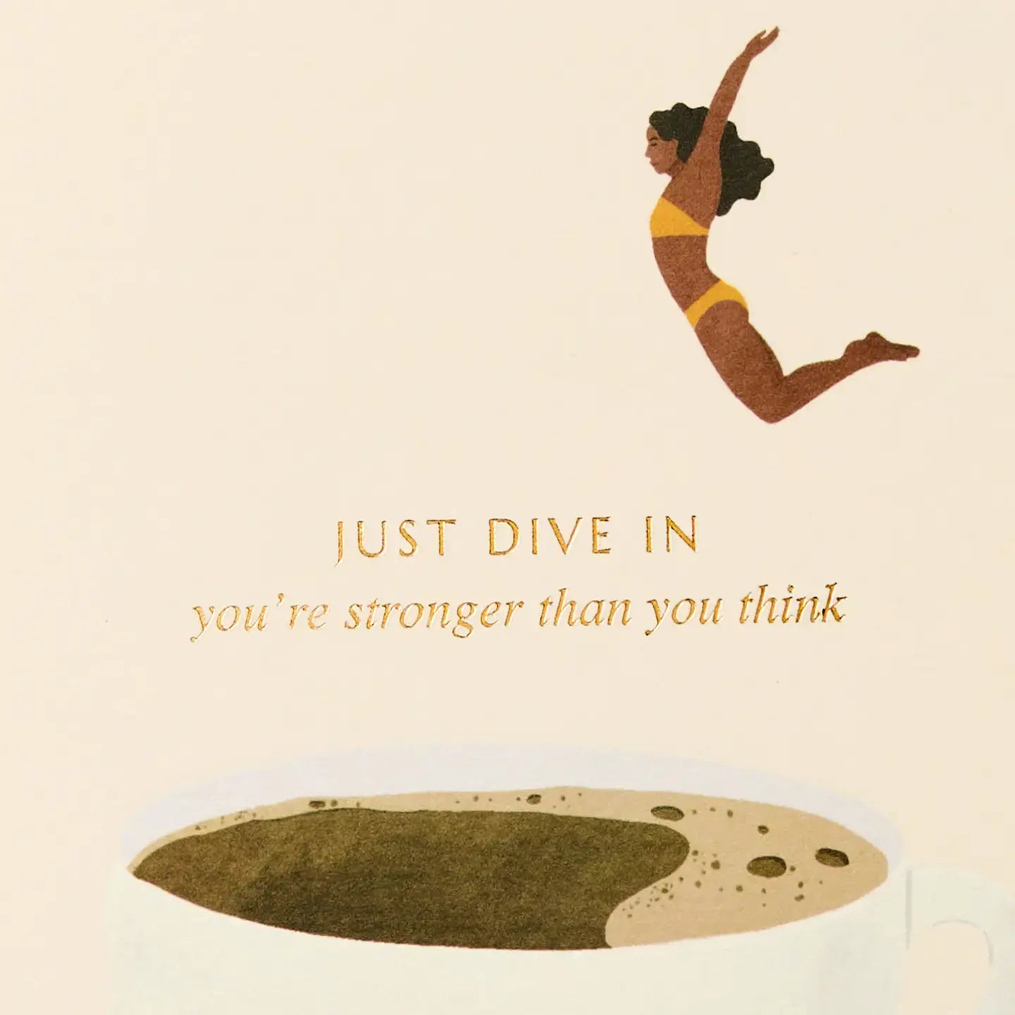 Encouragement Card | Luxury Foil Greeting Card