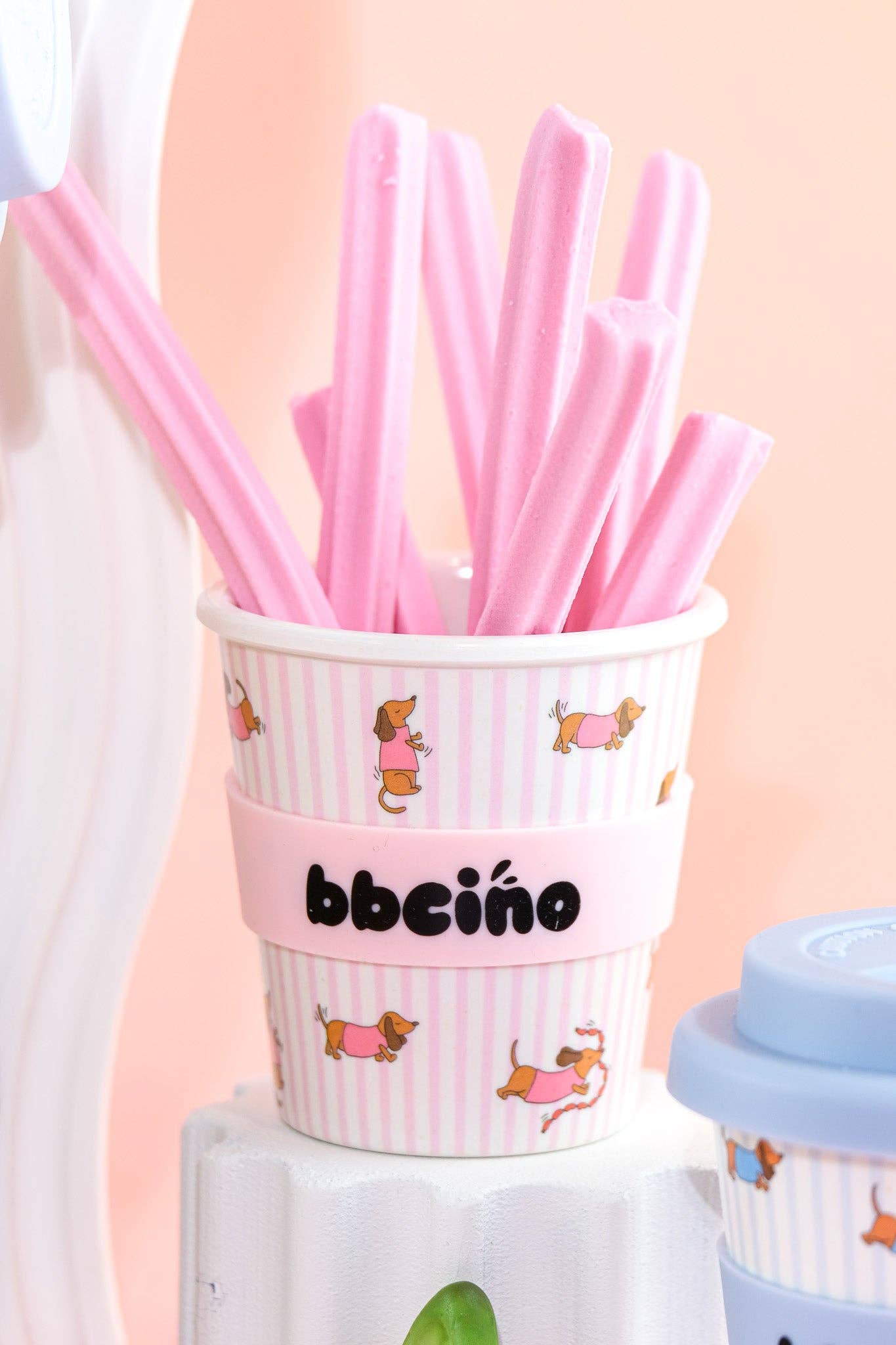 Dash in Pink Babycino Cup - 120ml (STRAW INCLUDED)