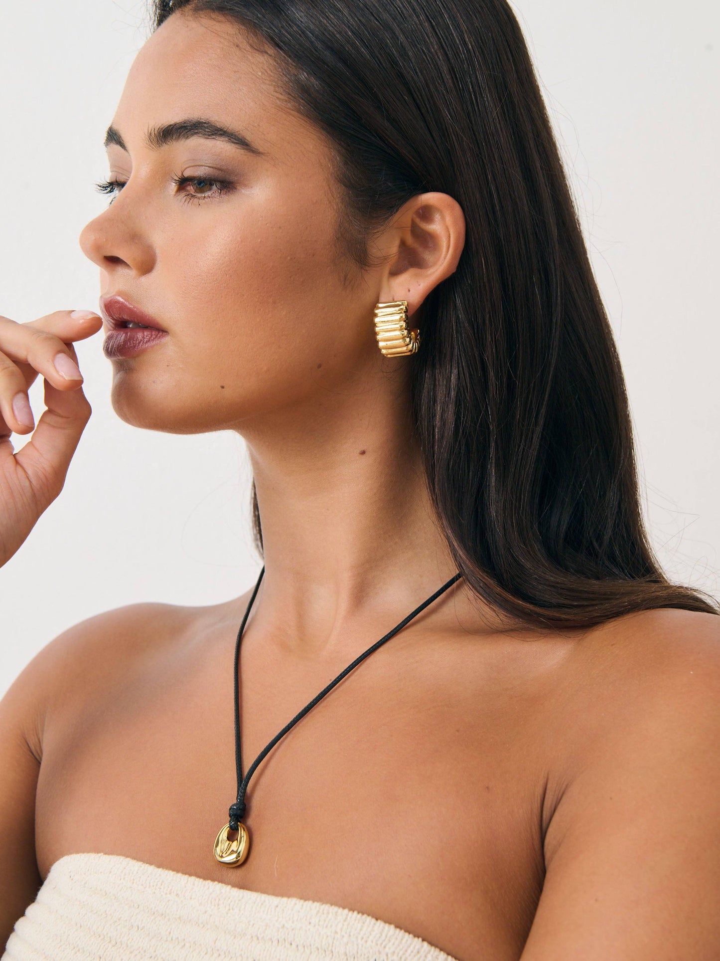 L&S Indira Gold Plated Earring