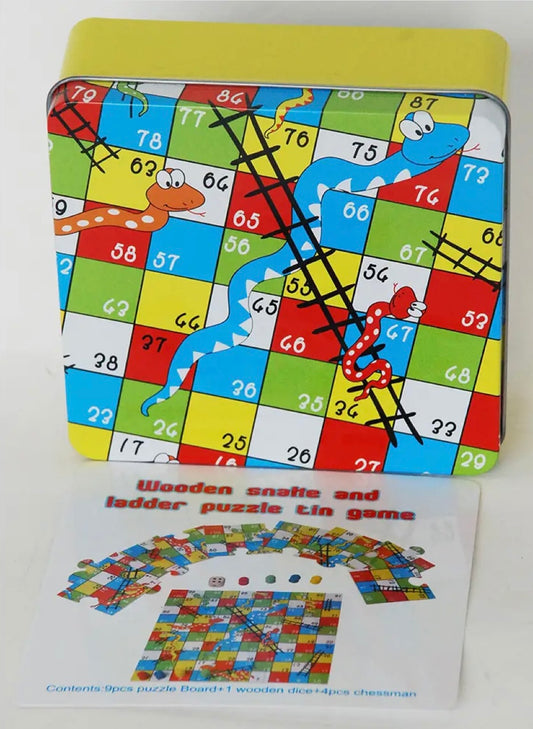 Snakes & Ladders Game In Tin