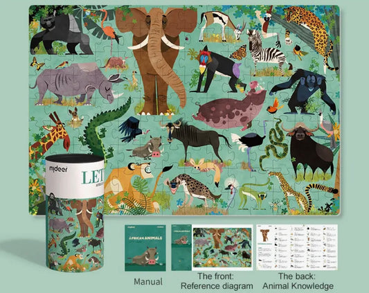 Let’s Learn African Animals Puzzle